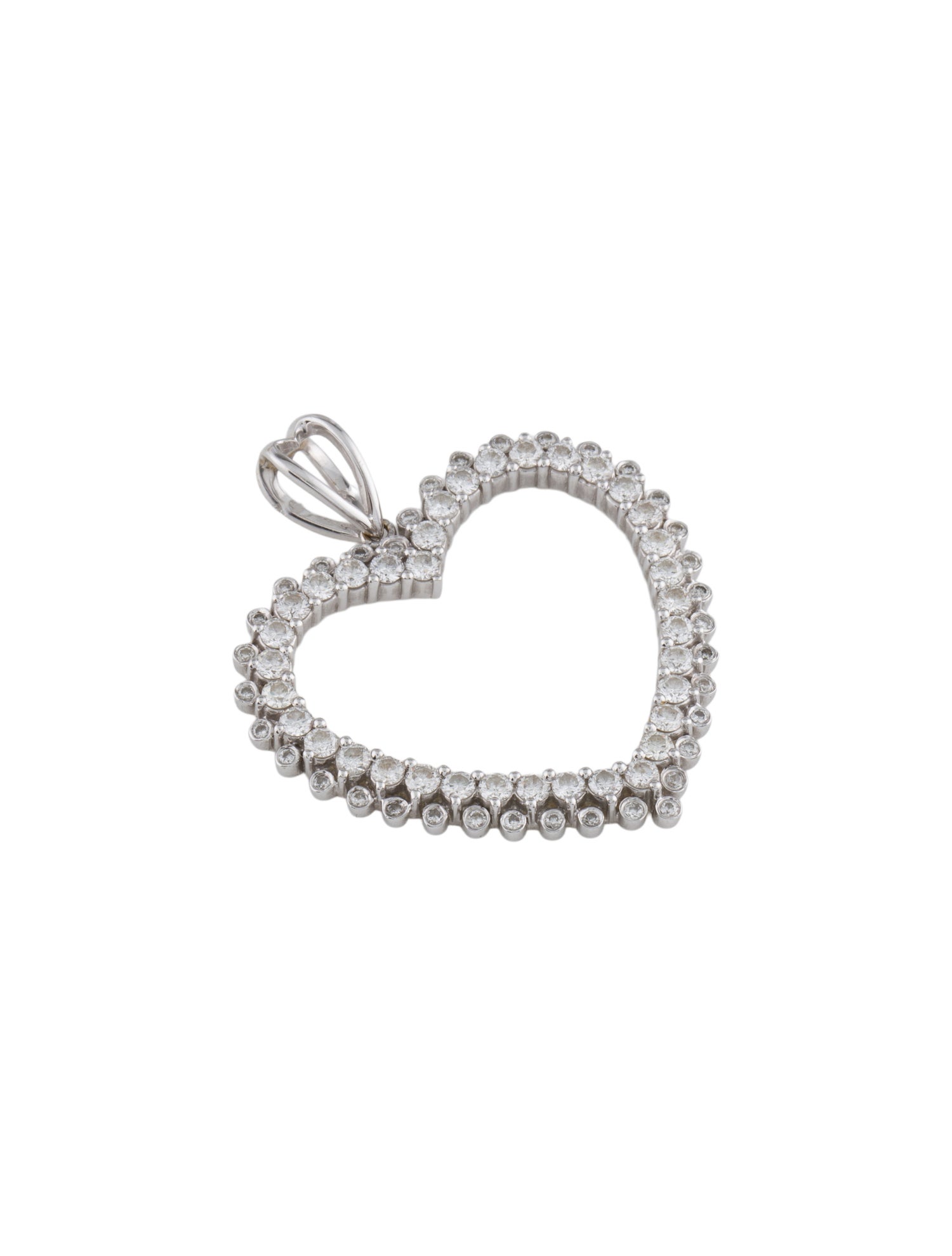 Pendant 18K 1.44ctw Diamond Heart Pendant